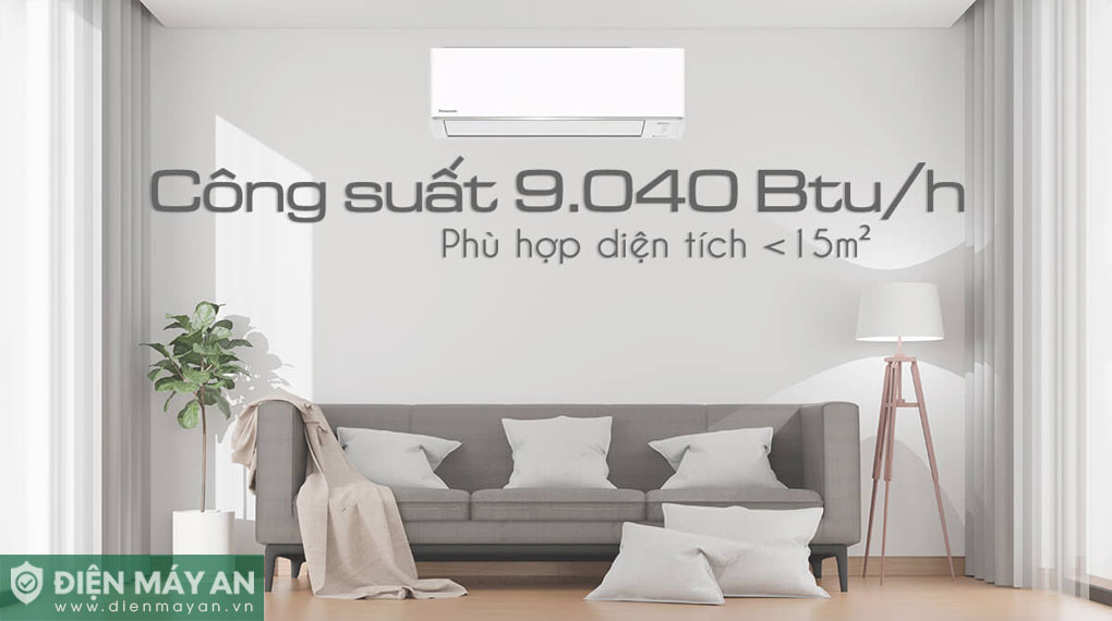 Điều Hòa Panasonic 1 Chiều Inverter 9000 BTU CU/CS-RU9CKH-8D